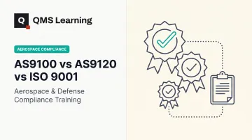 AS9100 vs AS9120 vs ISO 9001