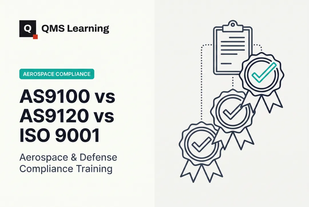 AS9100 vs AS9120 vs ISO 9001
