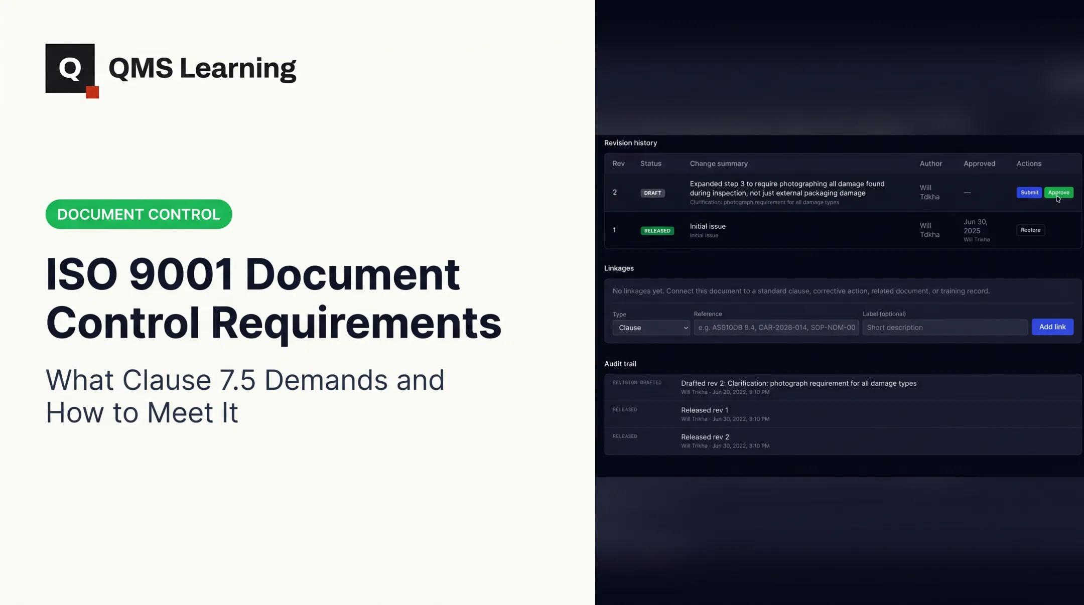 ISO 9001 Document Control Requirements: What Clause 7.5 Demands and How to Meet It