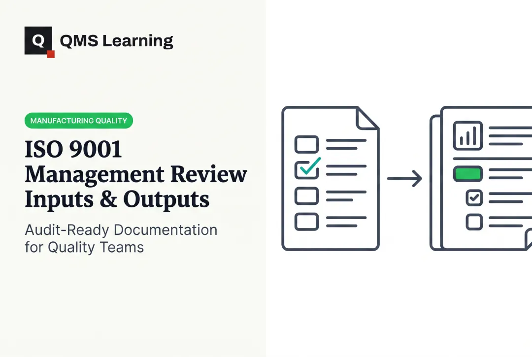 ISO 9001 Management Review Inputs & Outputs