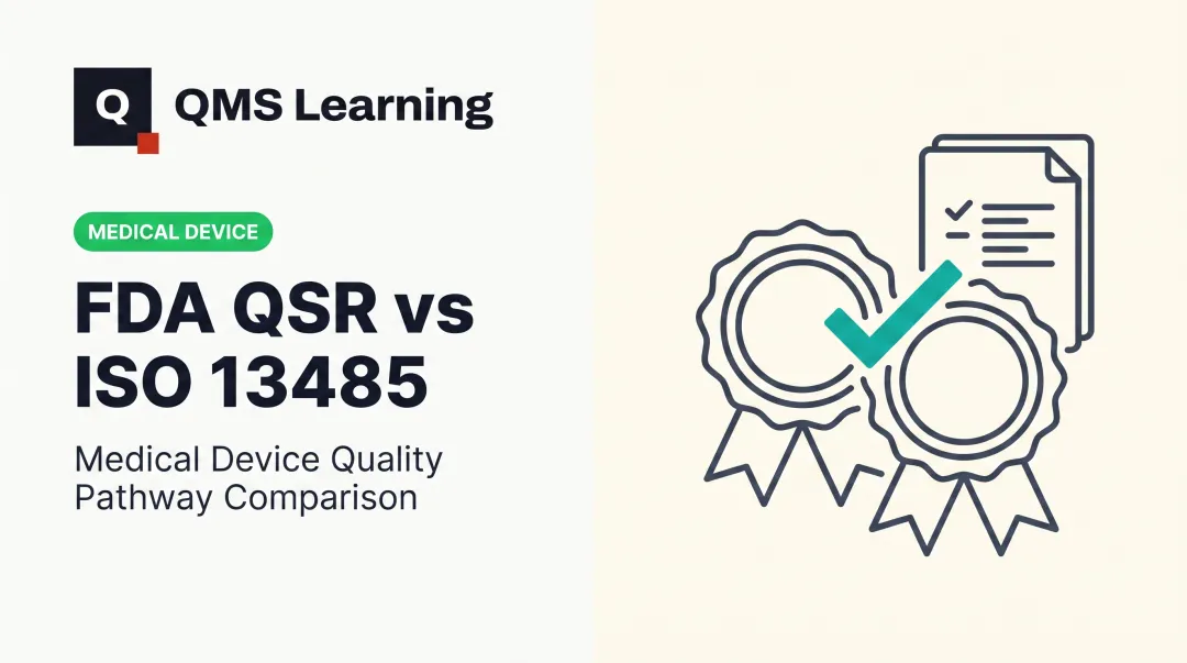 FDA QSR vs ISO 13485