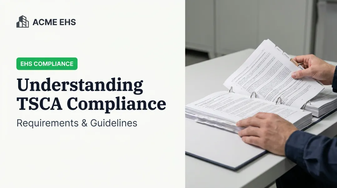 Understanding TSCA Compliance: Requirements & Guidelines