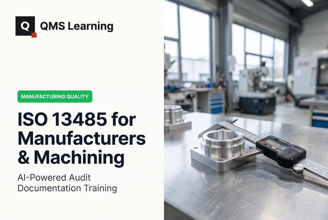 ISO 13485 for Manufacturers & Machining