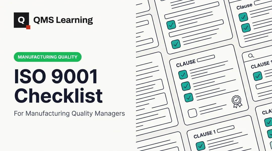 ISO 9001 Checklist