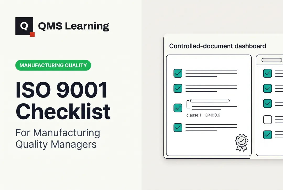 ISO 9001 Checklist