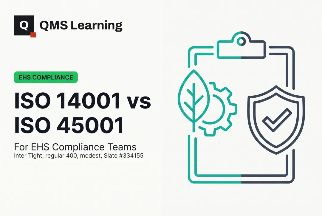 ISO 14001 vs ISO 45001
