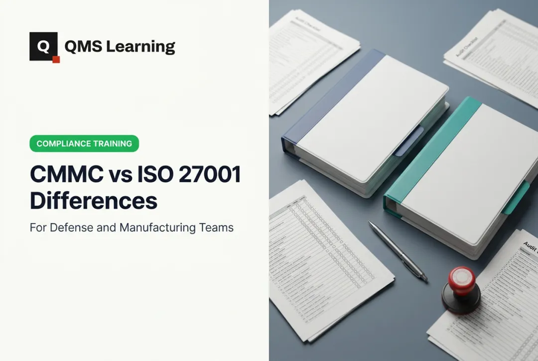 CMMC vs ISO 27001 Differences