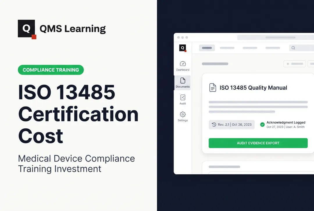 ISO 13485 Certification Cost