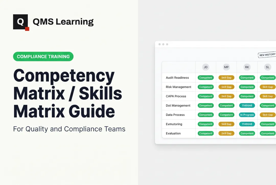 Competency Matrix / Skills Matrix Guide