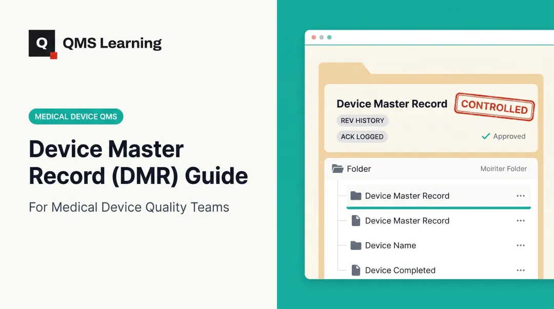 Device Master Record (DMR) Guide