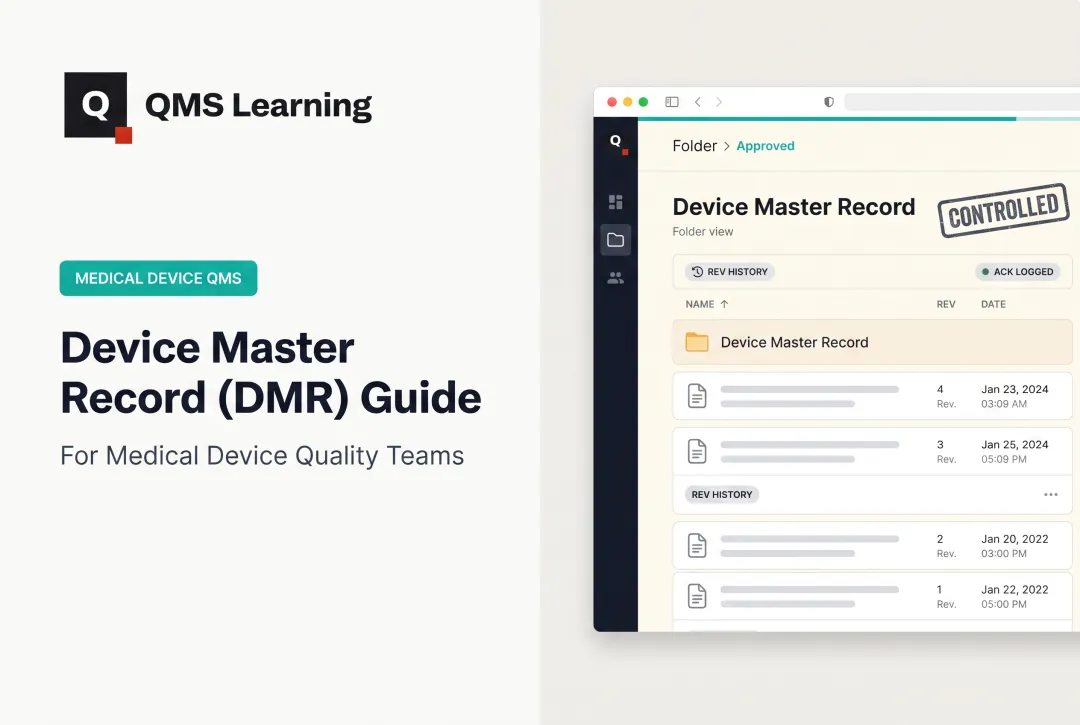 Device Master Record (DMR) Guide