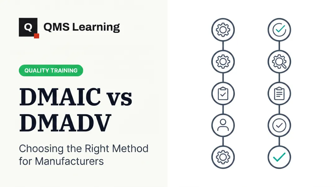 DMAIC vs DMADV