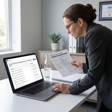 Environmental manager using compliance training platform