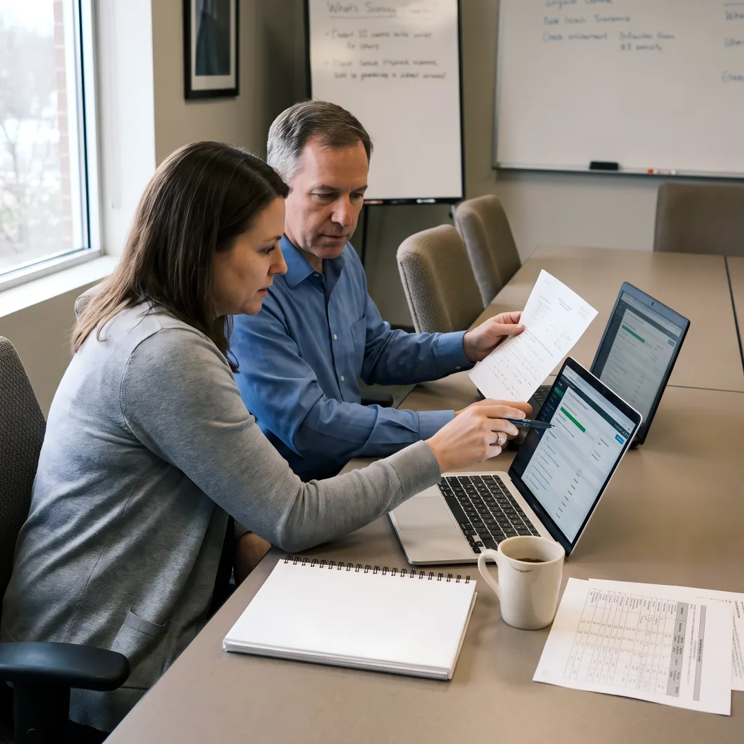 EHS team completing online ISO 14001 training