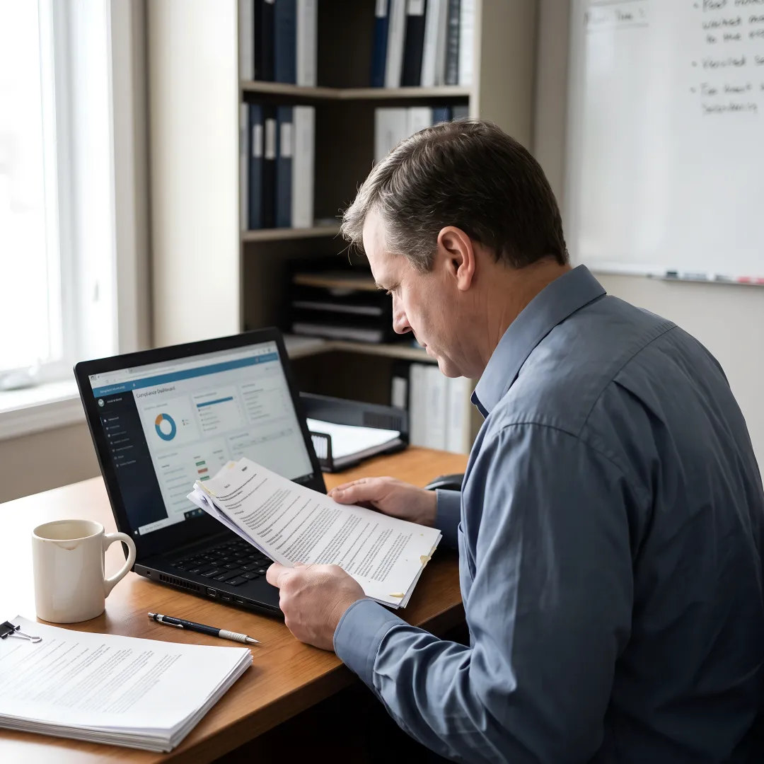 Document control training dashboard