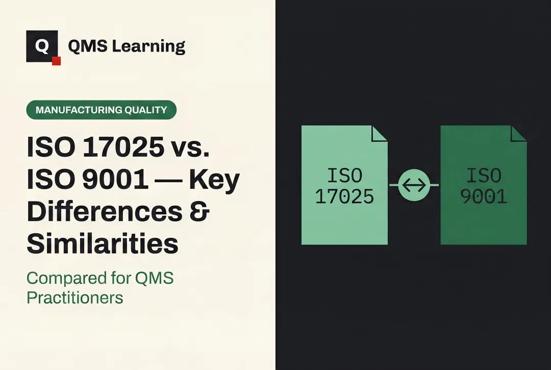 ISO 17025 vs. ISO 9001 — Key Differences & Similarities