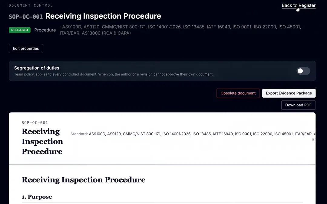 QMS Learning - Compliance Training & AI Workbench Platform