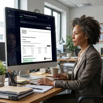 Digital training and document control workspace