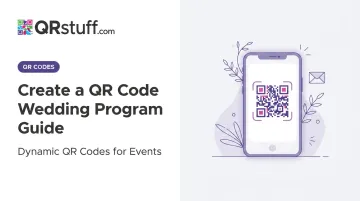 Create a QR Code Wedding Program Guide