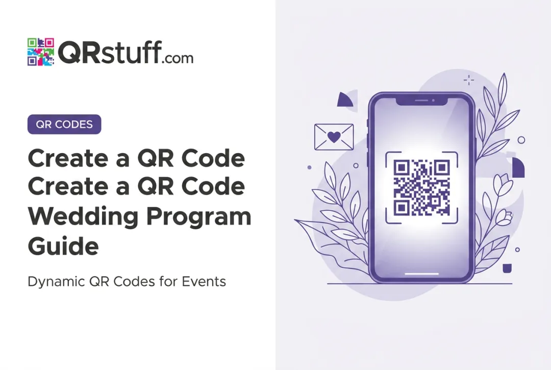 Create a QR Code Wedding Program Guide