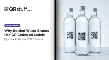 Why Bottled Water Brands Use QR Codes on Labels
