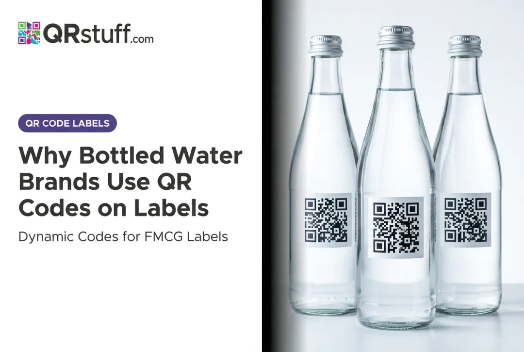 Why Bottled Water Brands Use QR Codes on Labels