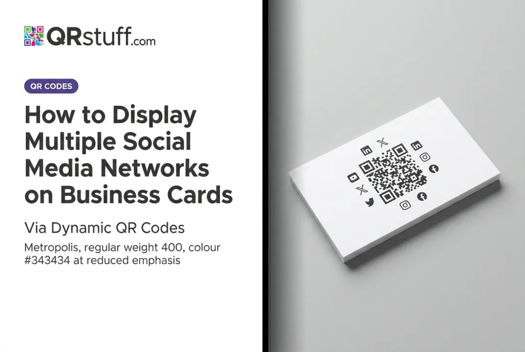 How to Display Multiple Social Media Networks on Business Cards