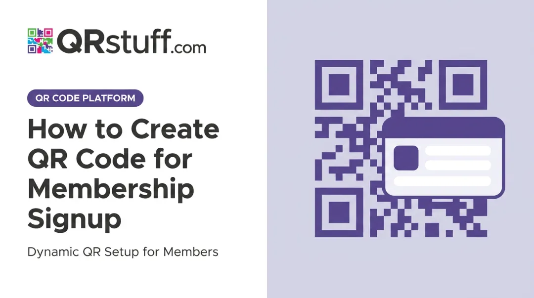 How to Create QR Code for Membership Signup