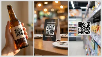 Variety of offline marketing placements including product packaging table tents and in-store displays
