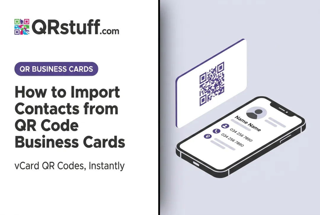 How to Import Contacts from QR Code Business Cards