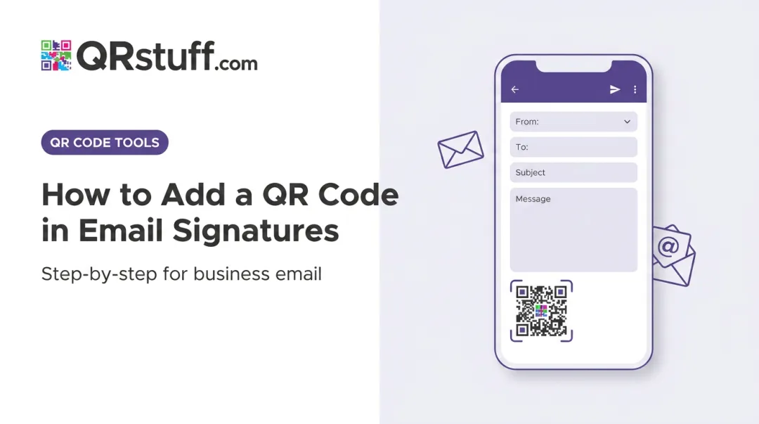 How to Add a QR Code in Email Signatures