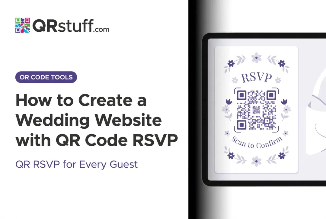 How to Create a Wedding Website with QR Code RSVP