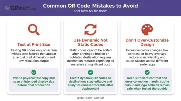 Three common QR code business card mistakes and how to avoid them