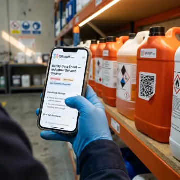 Digital SDS access on a phone