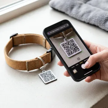 QR Code Dog Tags with GPS Tracking