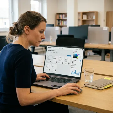 Team configuring employee digital card issuance