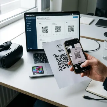 Connect to Wi-Fi Using QR Code on VR Headsets