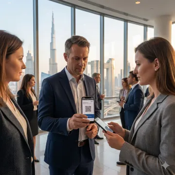 Digital QR Business Cards in Dubai
