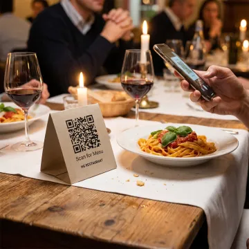 Italian Restaurant Online Menu - QR Code Services