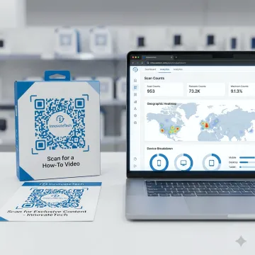 Dynamic QR Code Generator with Custom Domain