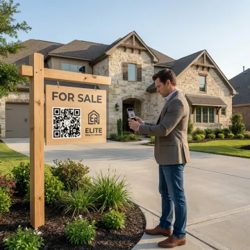 Custom QR Code Real Estate Signs