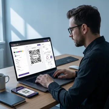 QR code invitation creation workflow