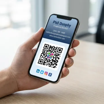 QR Code Digital Business Card — Instantly Share Your Info
