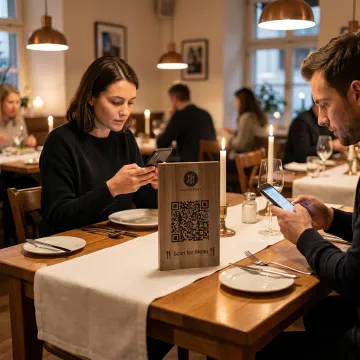 QR Code Menu Stands for Restaurants