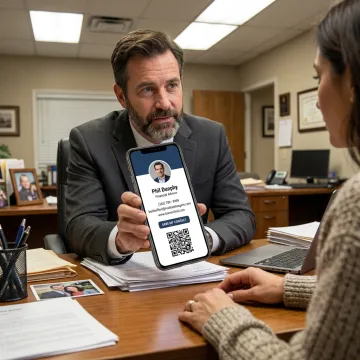 Digital Business Cards for Financial Advisors