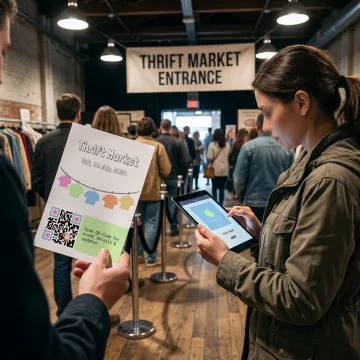 QR Code Ticketing Platform for Events