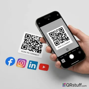 Create Free QR Code for Social Media Profiles