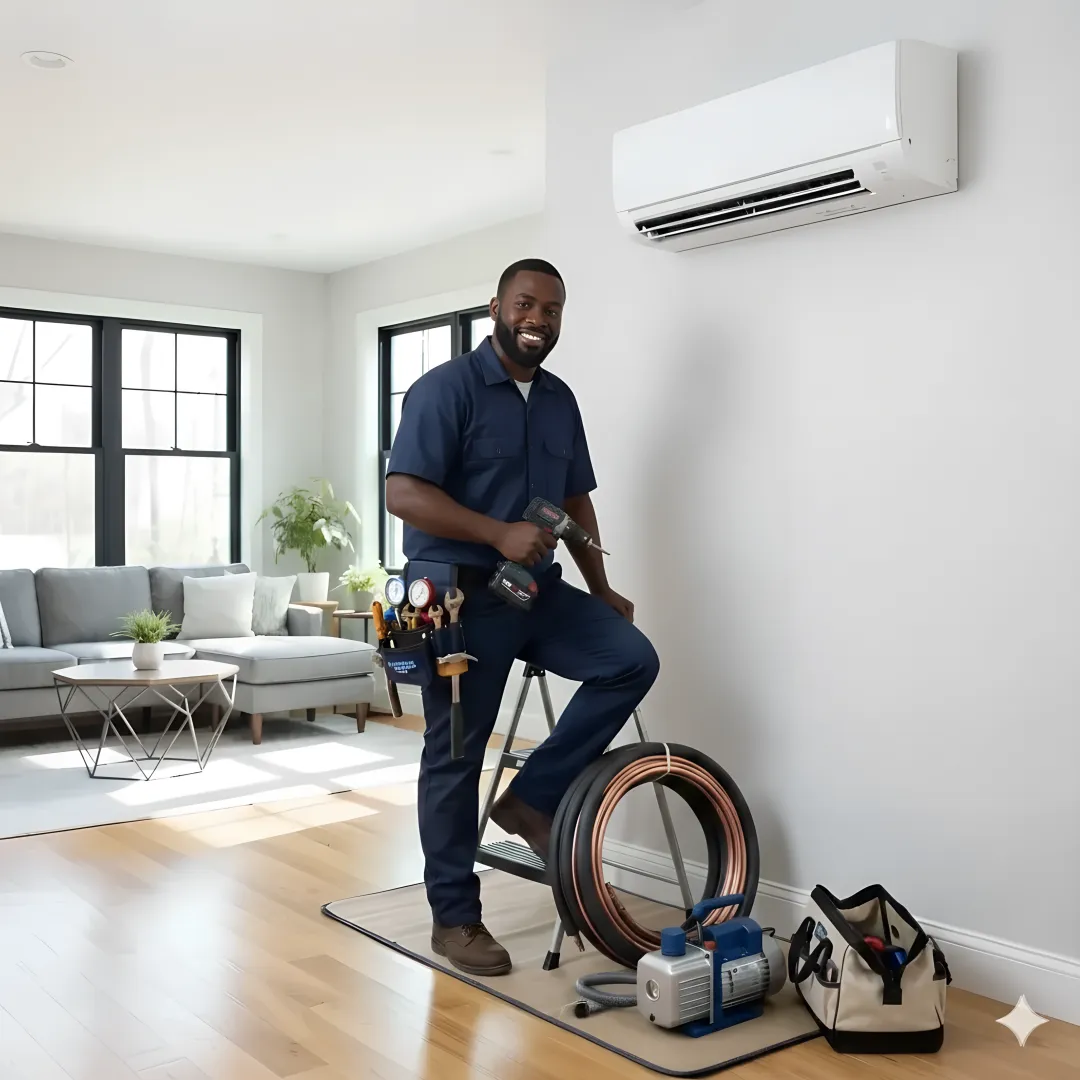 Residential Ductless Heating System Service and Installation