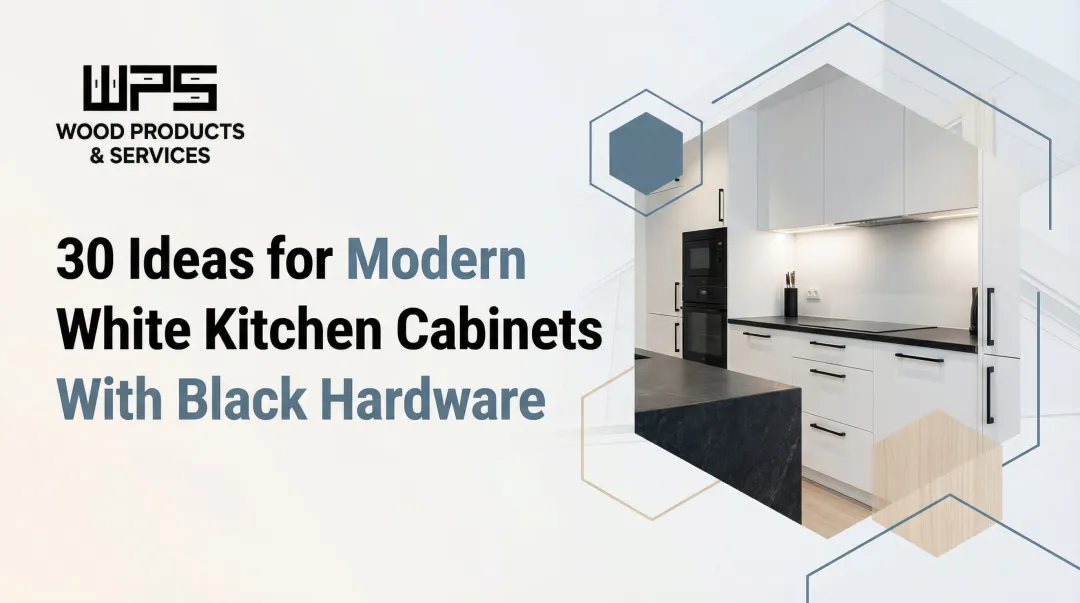 30 Ideas for Modern White Kitchen Cabinets With Black Hardware
