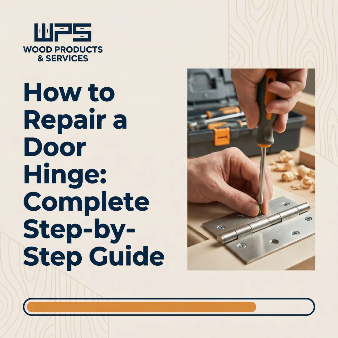 How to Repair a Door Hinge: Complete Step-by-Step Guide